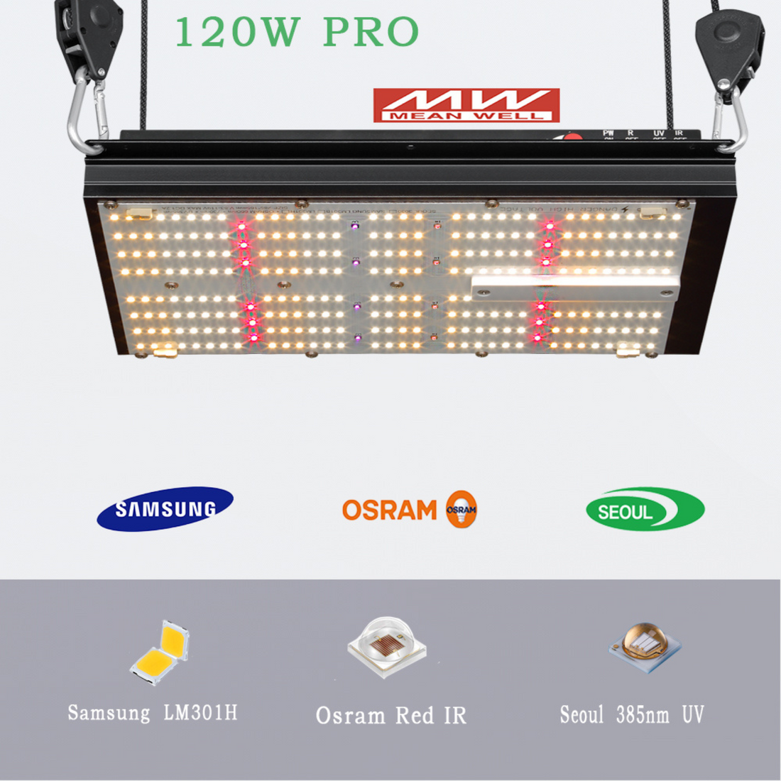 IGrow Brilliant Grow Jeff: 60x60x160cm | 120W LED | 1-3 Pflanzen