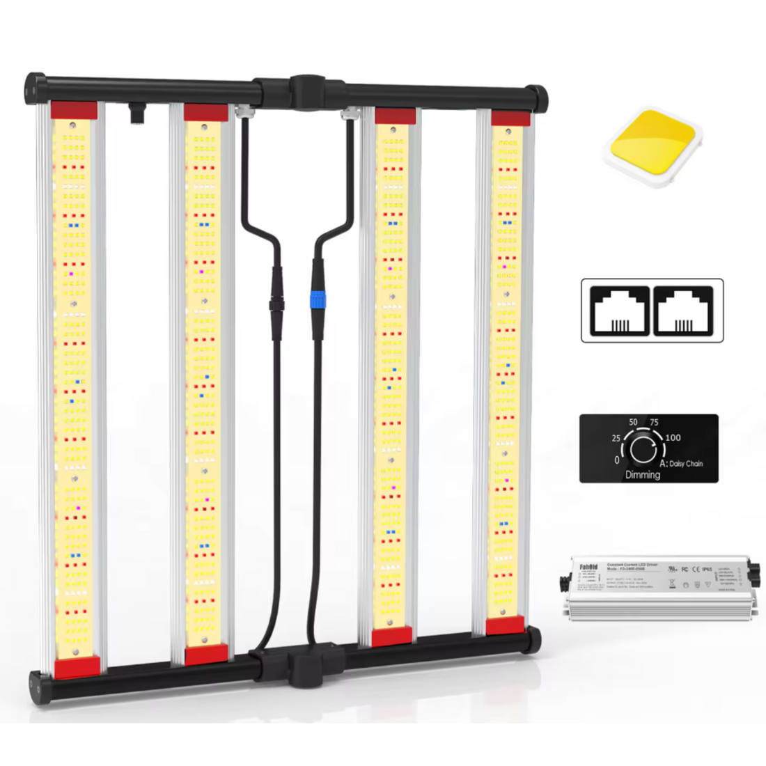 CannaCubes Friendly Grow Lisa: 60x60x140cm | 240W LED | 1-3 Pflanzen